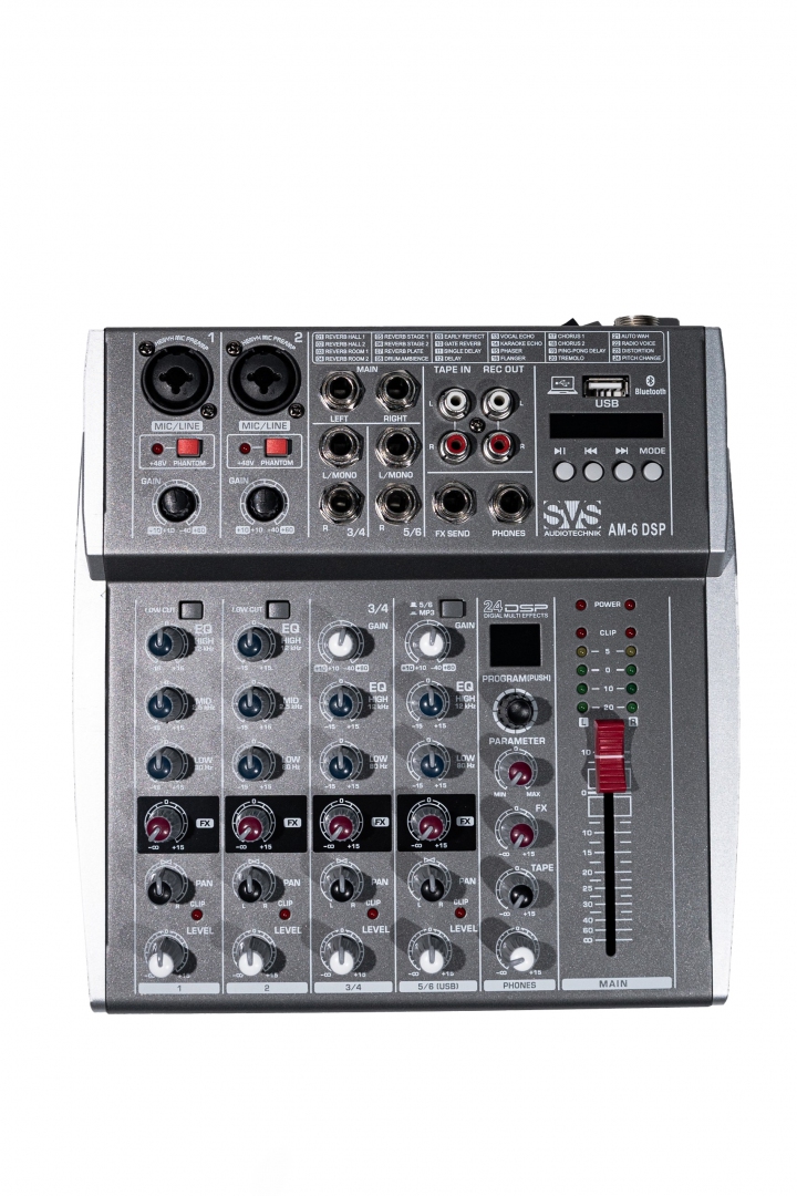 SVS Audiotechnik mixers AM-6 DSP Микшерный пульт аналоговый, 6-канальный SVS Audiotechnik mixers в Снежногорске