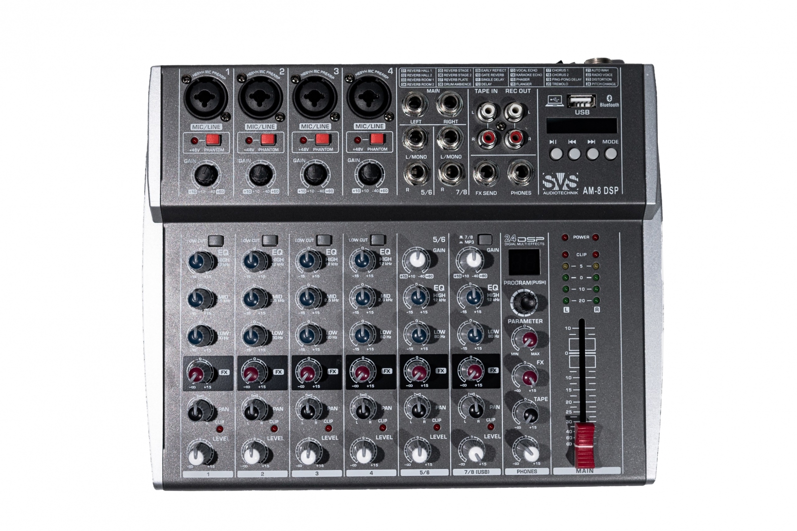 SVS Audiotechnik mixers AM-8 DSP Микшерный пульт аналоговый, 8-канальный в Снежногорске