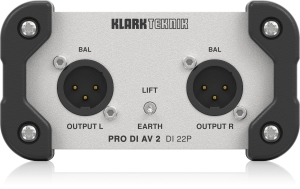Klark Teknik DI 22P пассивный стерео директ-бокс в Снежногорске